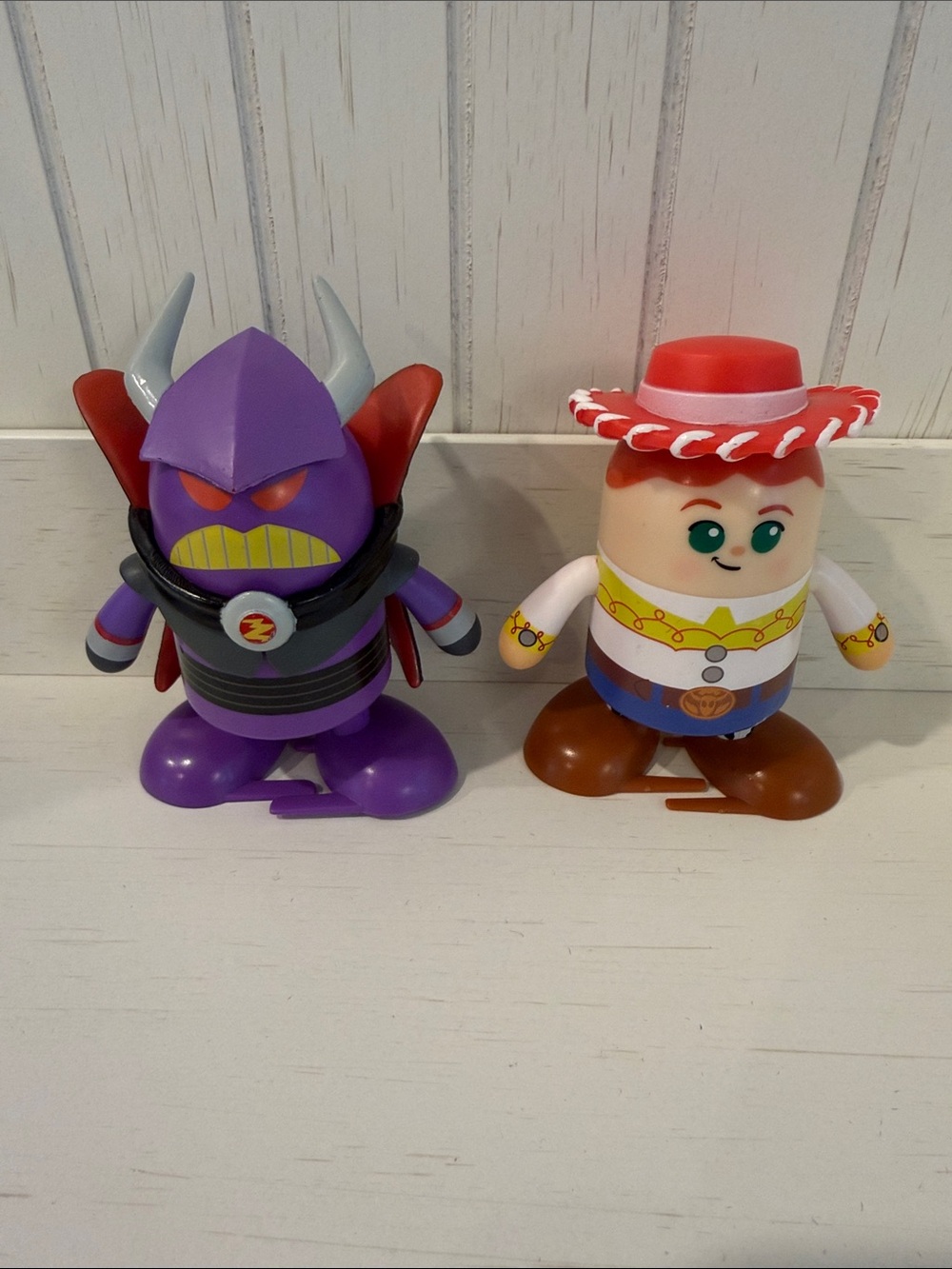 Set of 2 Disney Toy Story 2 Shufflerz Walking Figures — Zurg and Jessie